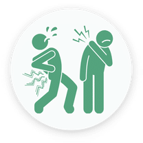 Dit kan een lichamelijke manifestatie zijn van langdurig opgeslagen stress, onderdrukte emoties of trauma.